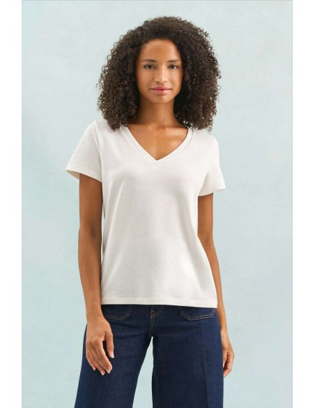 SOL-04766-Womens V-Neck T-Shirt Regent 2
